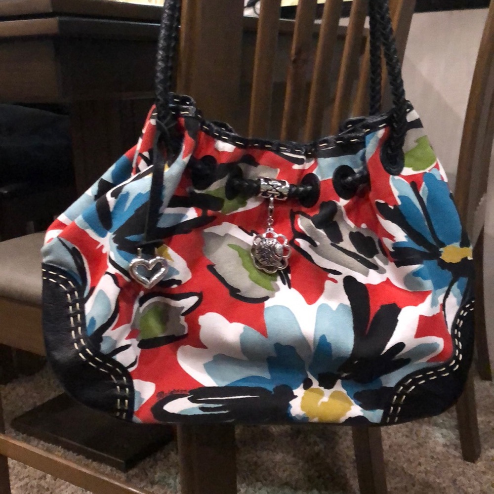 Brighton flower satchel purse